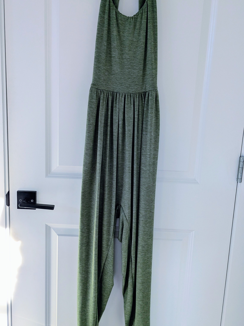 HALARA Olive Green Tank Jumpsuit with Pockets - Picture 2 of 6